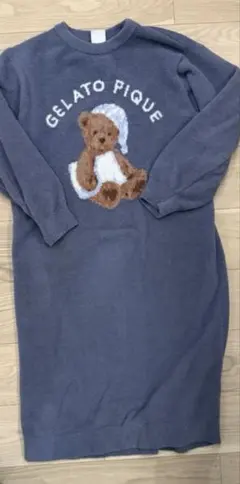 GELATO PIQUE ジェラートピケ くま柄 ルームワンピース