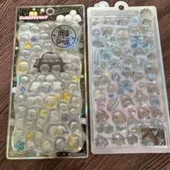 シマエナガ　光るジュエルプチドロップ　ボンボンドロップシール