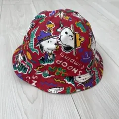 SNOOPY キッズ バケットハット レッド 52cm