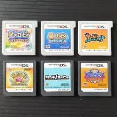 【ソフト単品】星のカービィ　3DS&DSソフト　6点セット　動作確認済み