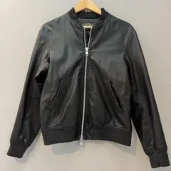 AWESOM LEATHER ブラック レザージャケット