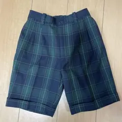 《ほぼ未使用》PONPIAN チェック柄 ショートパンツ 120