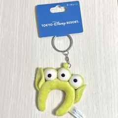 リトルグリーンメン　カチューシャ　キーホルダー