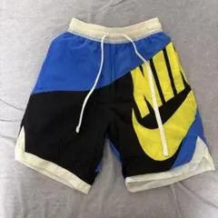 Nike ショートパンツ S 青/黒/黄　水着
