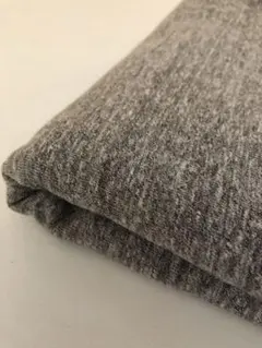 新品 杢グレー ニット 166cm×1m 生地
