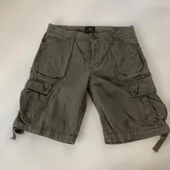 《古着》ALPHA INDUSTRIES カーゴショートパンツ ブラウン XL