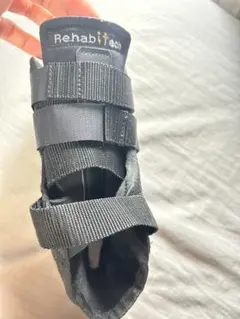 Rehabitech 足首用サポーター 黒 アンクルアルファ(足関節装具)