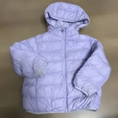 110センチ　UNIQLOダウンジャケット　パープル