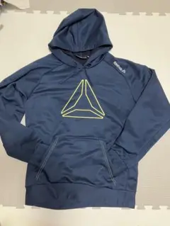 Reebok ネイビー フード付きパーカー