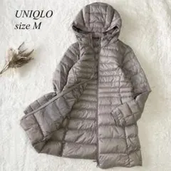 希少廃盤♡美シルエット ユニクロ ウルトラライトダウンフーデットコート ベージュ