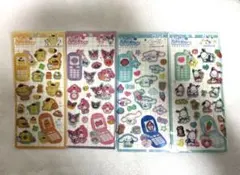 平成はっぴーフォンシール サンリオ 4枚セット②