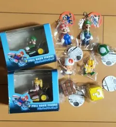 限定おまとめ特価【スーパーマリオ】 フィギュア&キーチェーンセット