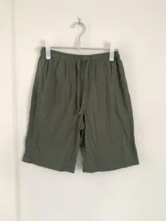 トップバリュ メンズ 天竺 ハーフパンツ グリーン XLのサムネイル