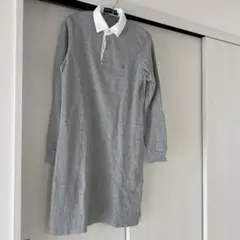 ポロラルフローレン ロングワンピース グレー M