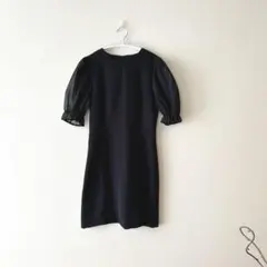 ミニワンピース　膝丈ワンピース　シフォンワンピース