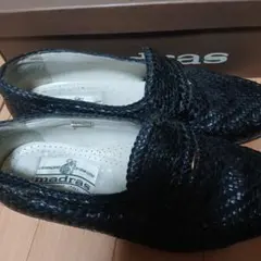 madras ローファー ブラック