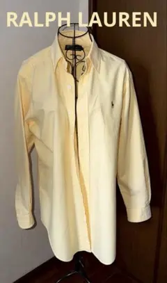 ポロ イエロー ボタンダウンシャツ