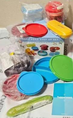 【新品】タッパーウェア ベビー離乳食ステップアップセット