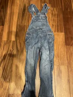 【美品】GAP デニムサロペットフリル付き