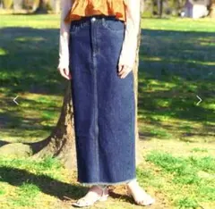 titivate Iラインデニムスカート