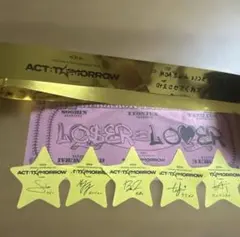 txt トゥバ 落下物 スター 星 金テープ 金テ ルザラバ ドル札