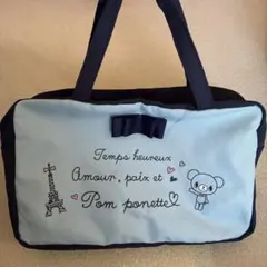 美品　pom ponette ポンポネット エッフェル塔 リボンバッグのサムネイル