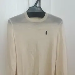 POLO RALPH LAUREN アイボリーセーター XS