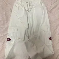 JUNAS JEANS ホワイト カーゴパンツ