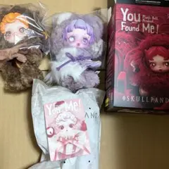 スカルパンダ　Moldy Muffin & Ratty Bear 3点セット