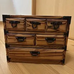 木製引き出し 3段 和風