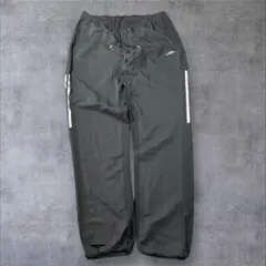 adidas トラックパンツ　ブラック 裾ドローコード