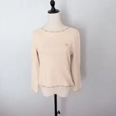 BURBERRY LONDON長袖カットソー Lノバチェックベージュ【0058】