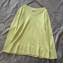 MilaOwen ミラオーウェン ウール Vネック 春ニット　セーター　ゆったり