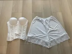 ホワイトコルセットスタイル ブライダルインナーWACOAL BRIDAL