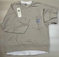 ikka トレーナー 150 ベージュ