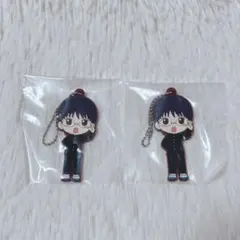 一番くじ 3年Z組銀八先生 H賞 志村新八 ラバーチャーム 2個セット