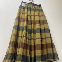 チェック柄プリーツスカート