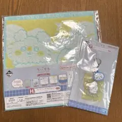 ちいかわ 一番くじ F賞 H賞 タオル ラバーチャーム うさぎ モモンガ グッズ
