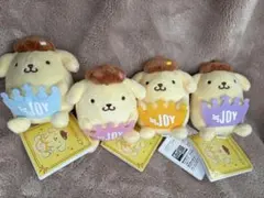 ≒JOY×ポムポムプリン　マスコット　ニアジョイ　全４種セット　コンプセット