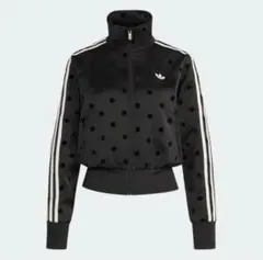 adidas アディダス サテン 水玉 ドット柄ジャージ 上 - メルカリ