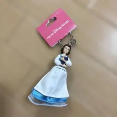 ディズニーランド　美女と野獣　ベル　町娘　キーチェーン