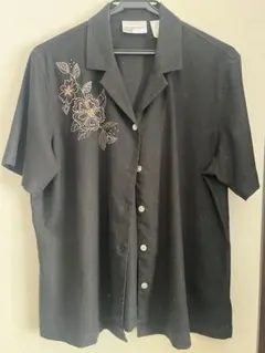 古着　開襟シャツ