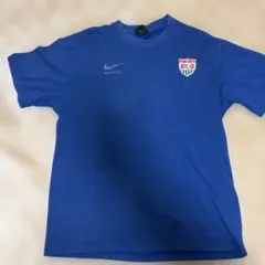 【希少・銀タグ】NIKE ナイキ サッカー USA代表 Tシャツ ブルー