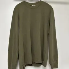 ユニクロ　uniqlo エアリズム　コットン　クルーネック　ロングTシャツ
