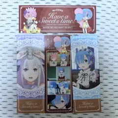 リゼロ　エミリア　レム　ラム　しおり　TSUTAYA特典　非売品　ブックマーク