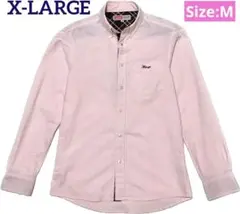 エクストララージ　チェック　シャツ　Mサイズ　ピンク　ストリート　X-LARGE
