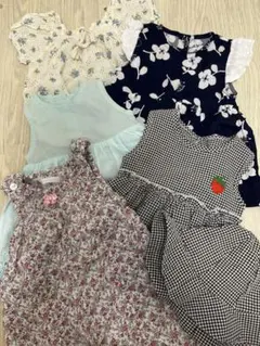 ベビー　ロンパース　80 夏服　女の子　まとめ売り