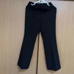 ユニクロ スマートフレアパンツ 네이비