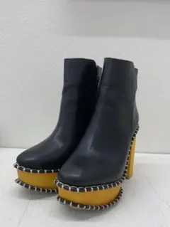 moussy ウッドソール ショートブーツ