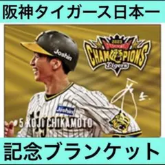 【オマケ付き‼️】 阪神タイガース 近本光司 ブランケット 新品 アイブラック